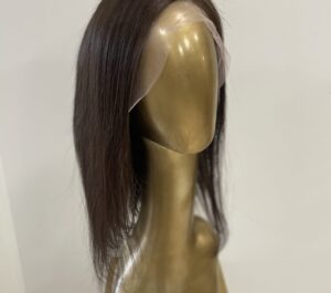Parochňa z pravých vlasov - tmavohnedá #1C / 25-60 cm
