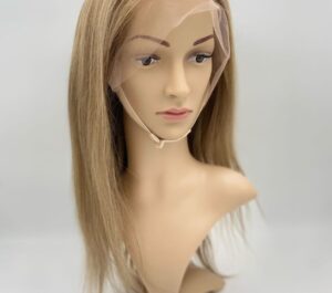 Paruka z pravých vlasů - Blond - Melír 8A/60