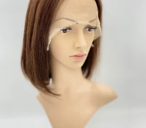 Paruka z pravých brazilských vlasů – mikádo 35 cm, hnědá #4