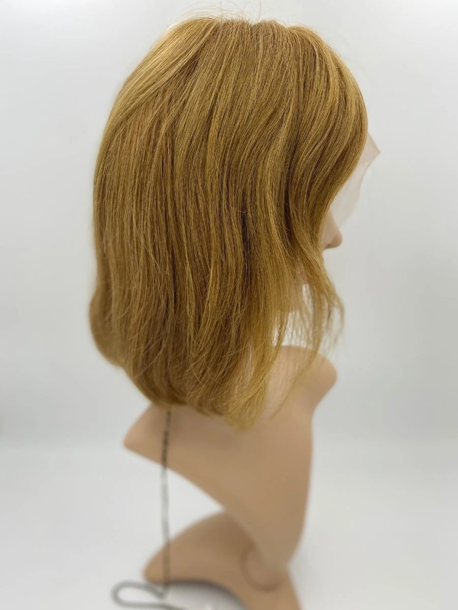 Paruka z pravých brazilských vlasů – mikádo 35 cm, teplá blond - Obrázek 2