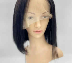 Paruka z pravých brazilských vlasů – mikádo 35 cm, černá